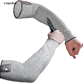 cupuka 1pc nivel 5 hppe resistente al corte anti-punción protección de trabajo manga del brazo cubierta co (1)