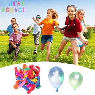 ¡Jfy!111 pzs globos de agua de relleno de látex Multicolor para niños/juguete de playa para verano al aire libre