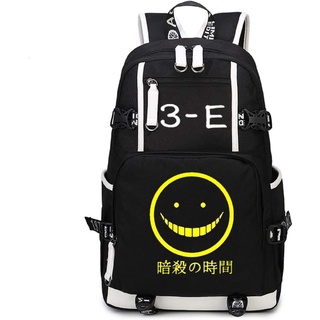 [KIRA] Mochila De Anime Murder Classroom Cosplay Luminosa Bookbag Daypack Portátil