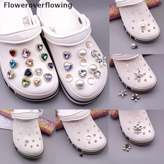 CHARMS fofi 1pc croc zapato encantos rhinestone jibz zapatos accesorios decoración para croc kid zapato caliente (4)