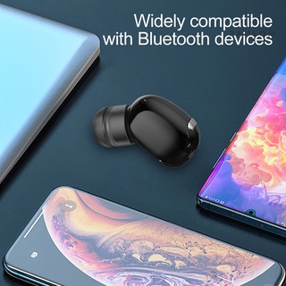 [paulom] 1pc xt-5 mini bluetooth 5.0 hifi sonido auriculares in-ear auriculares inalámbricos con micrófono para deporte