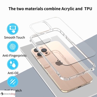 Adecuado para iPhone 12 Apple teléfono móvil caso anti caída transparente shell cuadrado paquete completo funda protectora BL