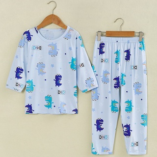 Bebé niños servicio a domicilio verano delgado pijamas traje