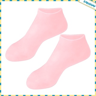 calcetines de silicona suave para piel seca gruesa cuidado de los pies protector anti-cracking