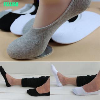 (Fel) 1 Par calcetines casuales De algodón casuales invisibles Corte bajo Corte bajo No Show (1)