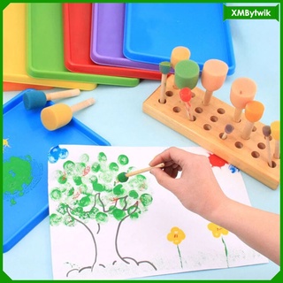 15pcs pinceles de pintura pintura dibujo acuarela herramienta de arte infantil suministros