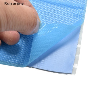 [Ruisurpny] 100mmx100mmx1mm Blue Heatsink Cooling Thermal Conductive Uncut Silicone Pad Hot Sale (8)