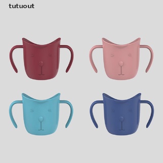 tutuout bebé oblicua boca taza de dibujos animados taza de agua a prueba de fugas bebé aprendizaje beber tazas co (1)