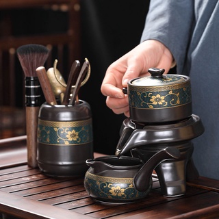 De gama alta perezoso té semi-o completo automático de kung fu juego de té mini set de té bandeja de té nuevo hogar de cerámica (6)