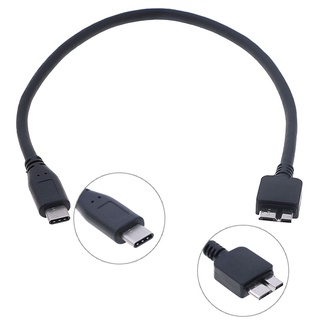 {FCC} Cable usb c a micro usb tipo c a cable micro b para disco duro hdd 30 cm (1)