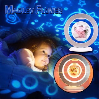 [bestwind] Lámpara de flotador de flores Maglev Maglev/juguetes flotantes/decoración magnética