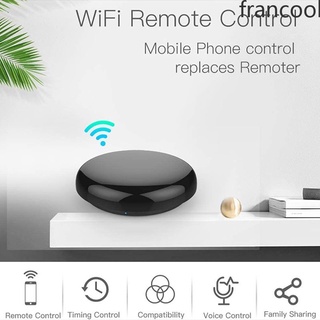 New Smart Wireless WiFi-IR Smart Tv Box Remote Controller Tuya/Smart Life APP WiFi Infrared Remote Controller Air Conditioner TV francool