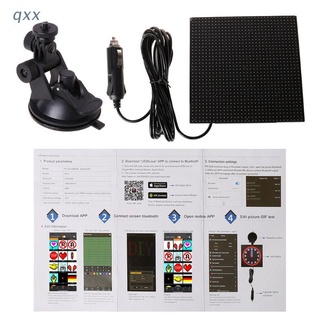 Qx pantalla LED inalámbrica compatible con Bluetooth a todo color para pantalla de pantalla LED para coche