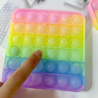 Push Bubble Fidget juego de entrenamiento sensorial de juguete de silicona