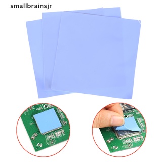 smbr 3pcs azul 100mm*100mm*0.5mm ordenador gpu cpu conductiva silicona térmica pad jr (1)