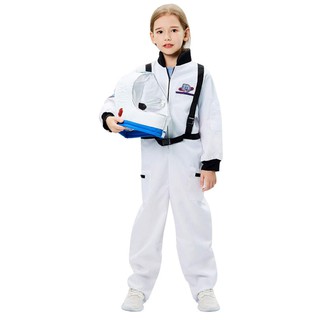 Niño Niños Astronauta cosplay Niña Piloto Uniforme Juego Disfraz De Una Sola Pieza Traje (7)