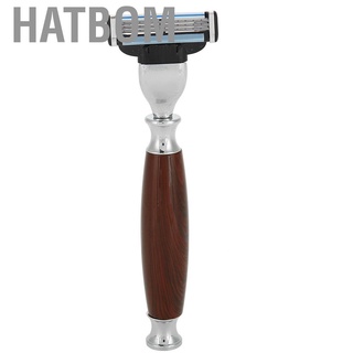 Hatbom Shaving Set Practical Brush Soft Reliable Cut Hair Quickly Home Men For Salon Barber