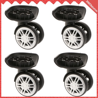 4 piezas de ruedas giratorias para maleta de equipaje, ruedas giratorias, ruedas de repuesto para maleta de carro (5)
