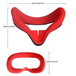 Lun funda De silicón suave Anti sudor Para Oculus Quest 2 lentes lavables y antideslizantes Vr accesorios auriculares (2)