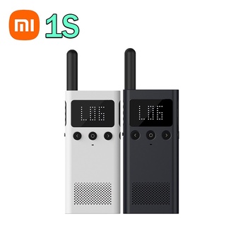 Original Xiaomi Mijia Walkie Talkie Civil 5km Intercomunicador de mano al aire libre Mini Radio Walkie Talkie con la aplicación Mi Home