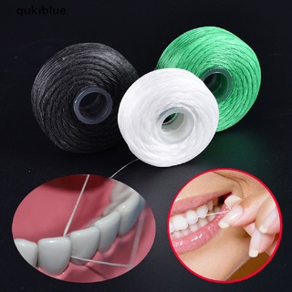 qukiblue 1 rollos de hilo dental de 50 m/herramienta de limpieza dental para higiene oral co