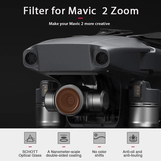brdrc filtro de lente cpl ajustable para dji mavic 2 zoom drone accesorios de cámara