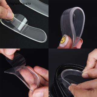 【artgloriouslo】 3 Pairs Gel Heel Grip Back Liner Shoe Insole Silicone Pad Foot Care Cushion .