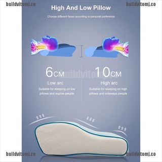 (^hot^) almohada de Gel de espuma viscoelástica de mariposa, almohadas ortopédicas, comodidad para ropa de cama del hogar (4)