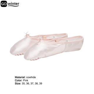 Gowinter Wide Application Ballet Pointe zapatillas cinta profesional Ballet zapatos de baile reutilizables para niñas (3)