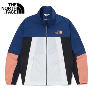 The NORTH FACE chaqueta de los hombres 2021 Colorblock moda cuello de pie cremallera chaqueta de alta calidad cortavientos