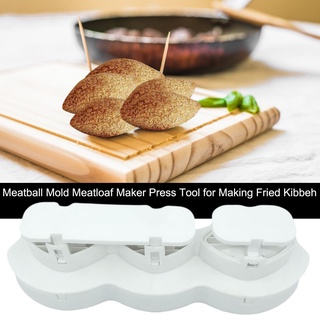 Meatball Maker Manual molde de pan de carne Kibbeh Maker prensa procesador picado pastel