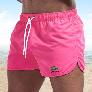 Pantalones Cortos De Tabla Para Hombre LACOSTE Surf Beach Short Quick Dry Running Gym Shorts M-3Xl 0133 (7)
