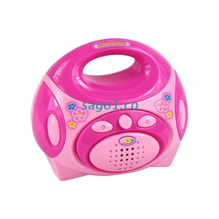 go1 niños niño niña mini cocina aparato eléctrico radio juguete conjunto de educación temprana maniquí hogar fingió juego casa regalo