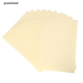 pumiwei 10pcs a4 transparente película autoadhesiva papel adhesivo para impresora láser co