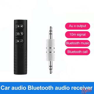 Manos Libres Bluetooth compatible Con El Coche Kit Automático De 3.5 Mm Jack Música Inalámbrica MP3 Adaptador De Audio Receptor Para Auriculares fjytii