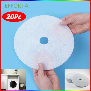 EFFORTA Practical Humidifier Exhaust Filters Accessories Cotton Clothes Dryer Filter Set White Durable Replacement Dryer Parts