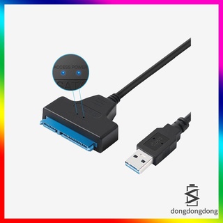 Cable adaptador de unidad de estado sólido de 2.5 pulgadas para disco duro fácil USB 3.0 a Sata III compatible con UASP 2TB (4)