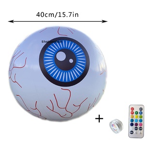 【SKB】 Halloween Inflatable Glowing Eyeball with Remote Control 16" Inflatable Eyeball 【Shakangbest】 (6)