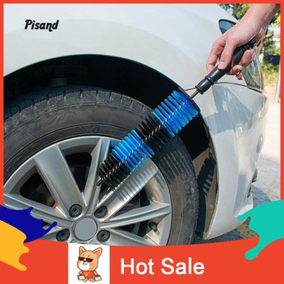 Pi coche vehículo neumático llantas rueda de alambre de acero largo cepillo lavado herramienta de limpieza