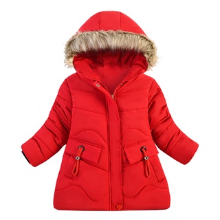 [xhsa]-moda abrigo niños chaqueta de invierno abrigo niño chaqueta caliente con capucha ropa de niños
