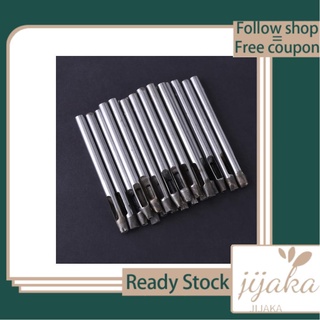 Jijaka - juego de 20 piezas de cuero para manualidades, acero al carbono, diseño de flores, herramienta para cartera, decoración de cinturón (1)