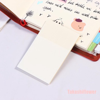 Takashiflower - 50 hojas impermeables para mascotas, transparente, nota adhesiva, papel de lista (9)