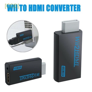 Convertidor HDMI negro para PC adaptador convertidor de Audio convertidor Wii2HDMI portátil TV Full HD Wii a HDMI mm adaptador de salida/Multicolor