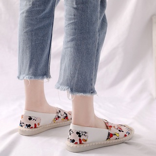 Zapatos blancos para mujer/nueva primavera/zapato de lona con fondo plano de ocio (6)