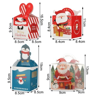 Suer Bolsa Para dulces De navidad/muñeco De nieve/papá Noel/Feliz navidad (3)
