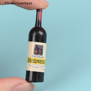 Fob 10 pzas botella De vino De simulación botella De Resina para Casa De muñecas Miniatura accesorios Modelo caliente