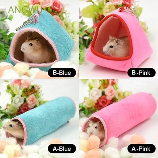 ANGWU Winter Hammock Cage Plush Pet Bed Hamster Hanging House Cute Sleeping Bed Hamster Toys Cage Small Animals Nest Pet Sleeping Nest