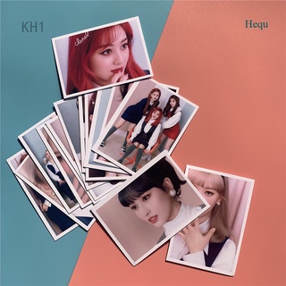 Hequ 16pcs/set Kpop Twice Fancy You Paper Lomo Photo Card MOMO HD Photocard Collective Cards
