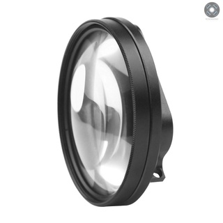 [rcgo] 58mm Macro Lens 10x7 primer plano Para Gopro Hero Lupa negra 6 5 funda a prueba de agua Para Gopro accesorio
