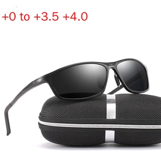 Mincl/2020 aluminio magnesio Bifocal lectura gafas de sol hombres Multifocal presbicia cuadrada gafas de sol dioptrías 1.0 a 4.0 (2)